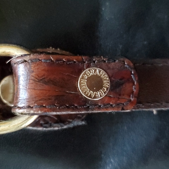 Vintage Brahmin leather and crocodile embossed crossbody and wallet - Picture 10 of 10